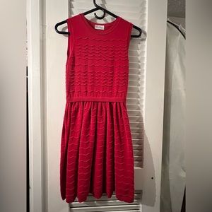 Red Valentino dress Wave-Knit Dress